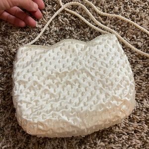 Ivory homecoming/special occasions purse